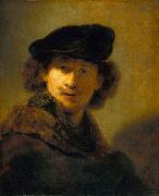 Rembrandt Peale Self-Portrait with Velvet Beret Germany oil painting artist